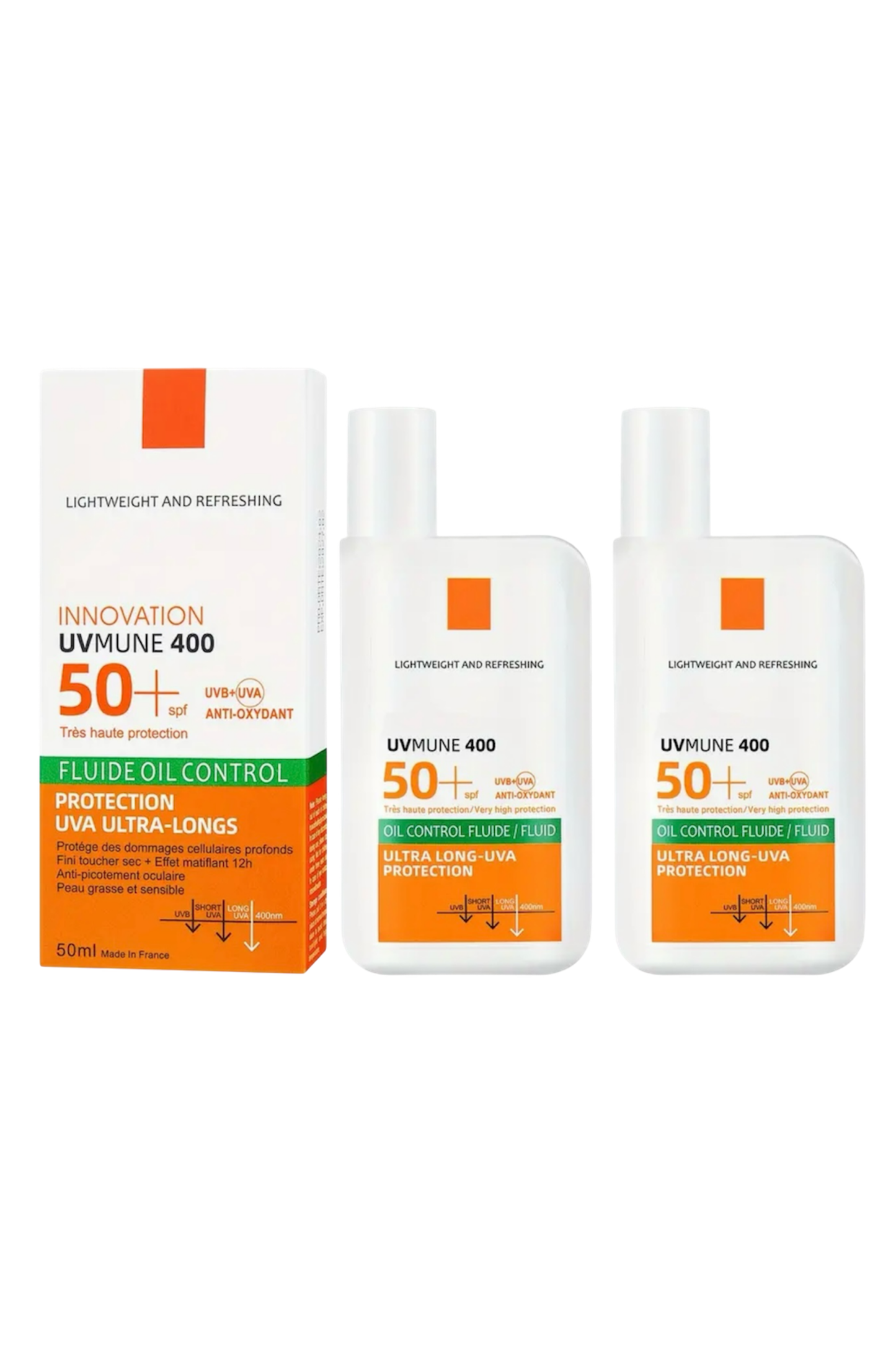 High-Efficiency Sunscreen SPF50+ | Oil Control, Hydrating & Antioxidant | Matte Finish 12H – For Oily & Sensitive Skin – 50ml