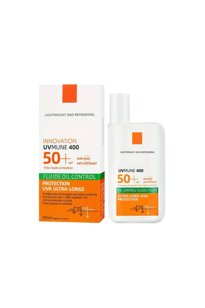 High-Efficiency Sunscreen SPF50+ | Oil Control, Hydrating & Antioxidant | Matte Finish 12H – For Oily & Sensitive Skin – 50ml