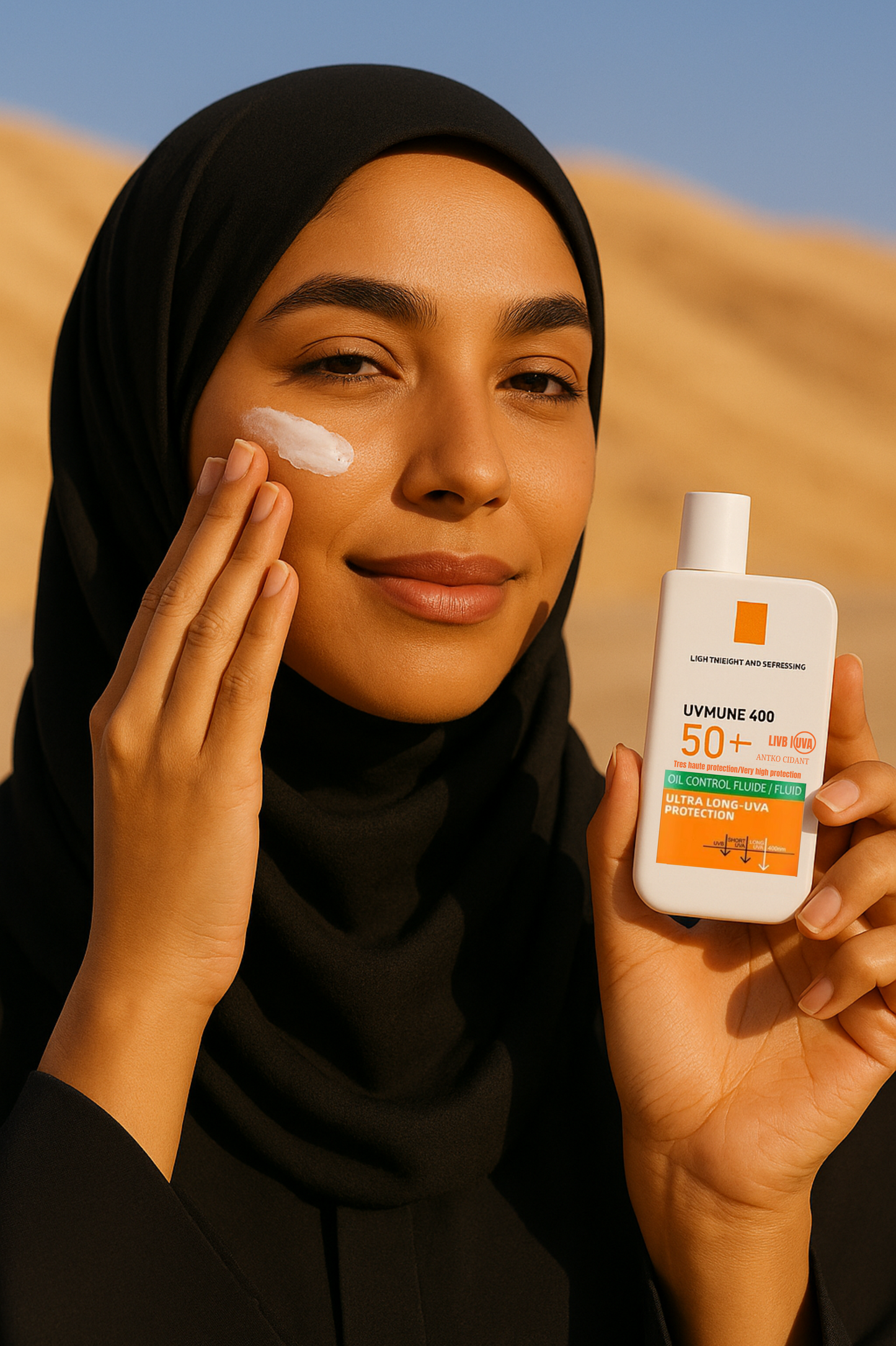 High-Efficiency Sunscreen SPF50+ | Oil Control, Hydrating & Antioxidant | Matte Finish 12H – For Oily & Sensitive Skin – 50ml